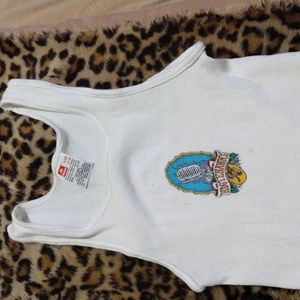 Hootenanny 1998 ribbed tank top S